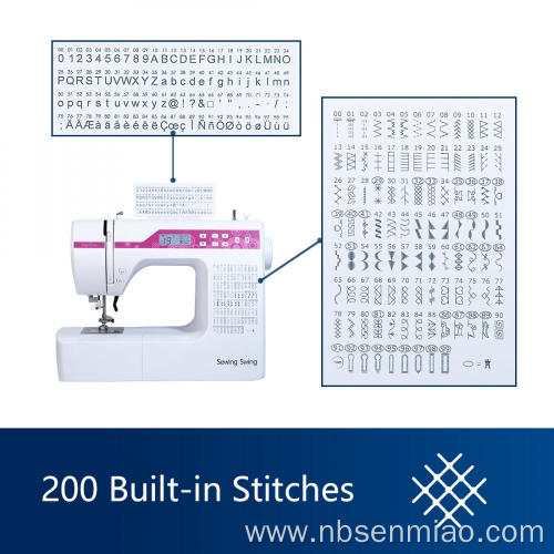 Automatic Needle Threader Home Computerized Sewing Machine